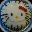 Zebra Print- Hello Kitty Cake
