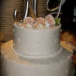 2 Tier Simple Elegant Wedding Cake