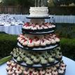 Wedding Cupcake Tower - Black