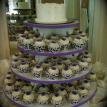 Wedding Cupcake Tower - Purple